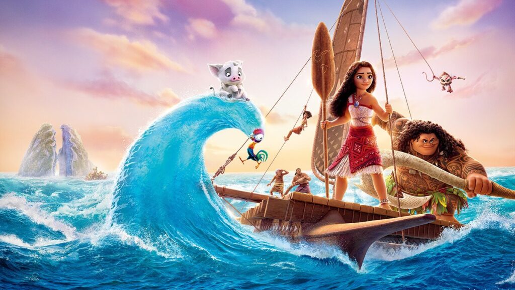 【ディズニー映画】『モアナと伝説の海』を簡単に解説 | モアナ1のあらすじのワンシーン
