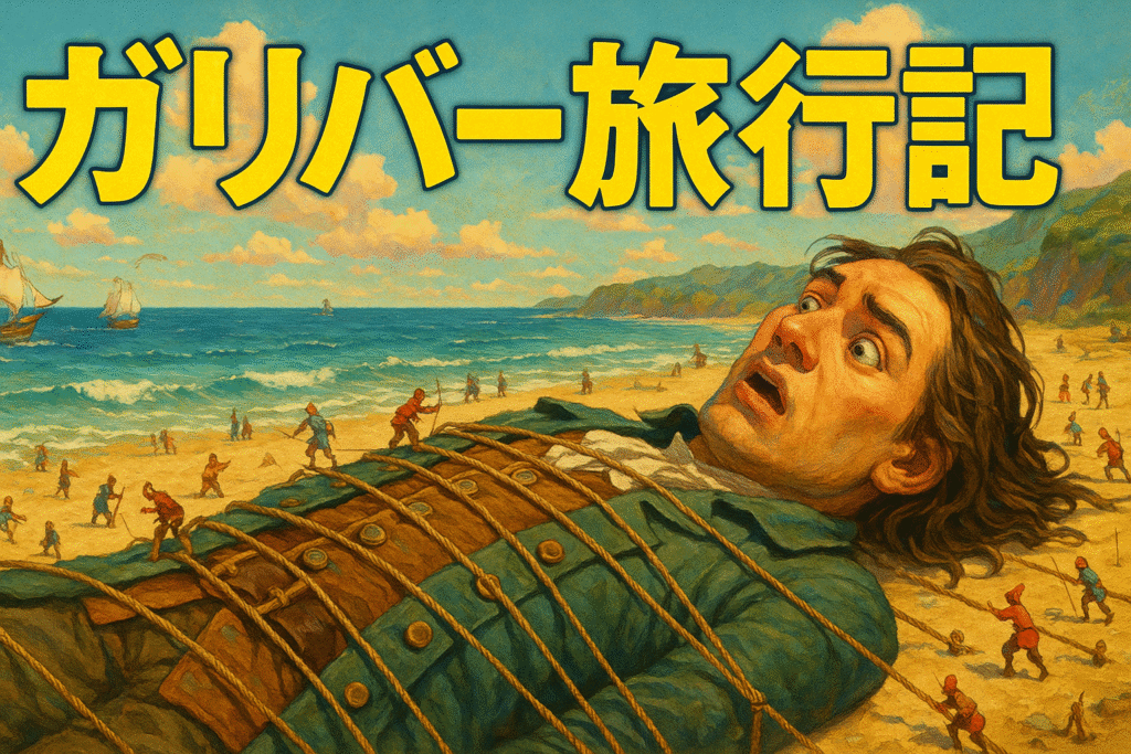 ガリバー旅行記のあらすじを解説：小人から巨人まで、壮大な風刺の旅のワンシーン
