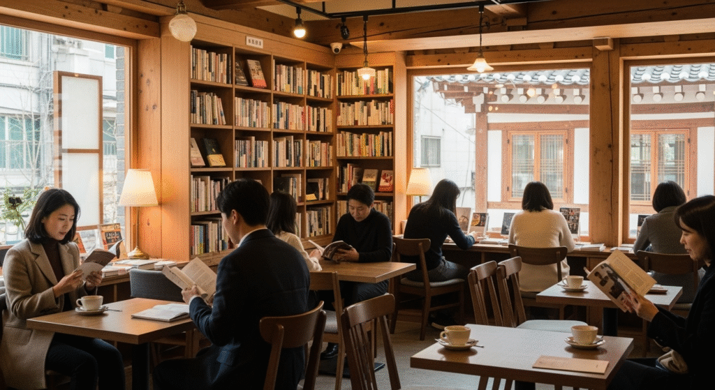 『ようこそ、ヒュナム洞書店へ』のあらすじを解説のワンシーン
