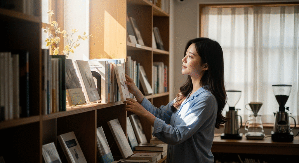 『ようこそ、ヒュナム洞書店へ』のあらすじを解説のワンシーン
