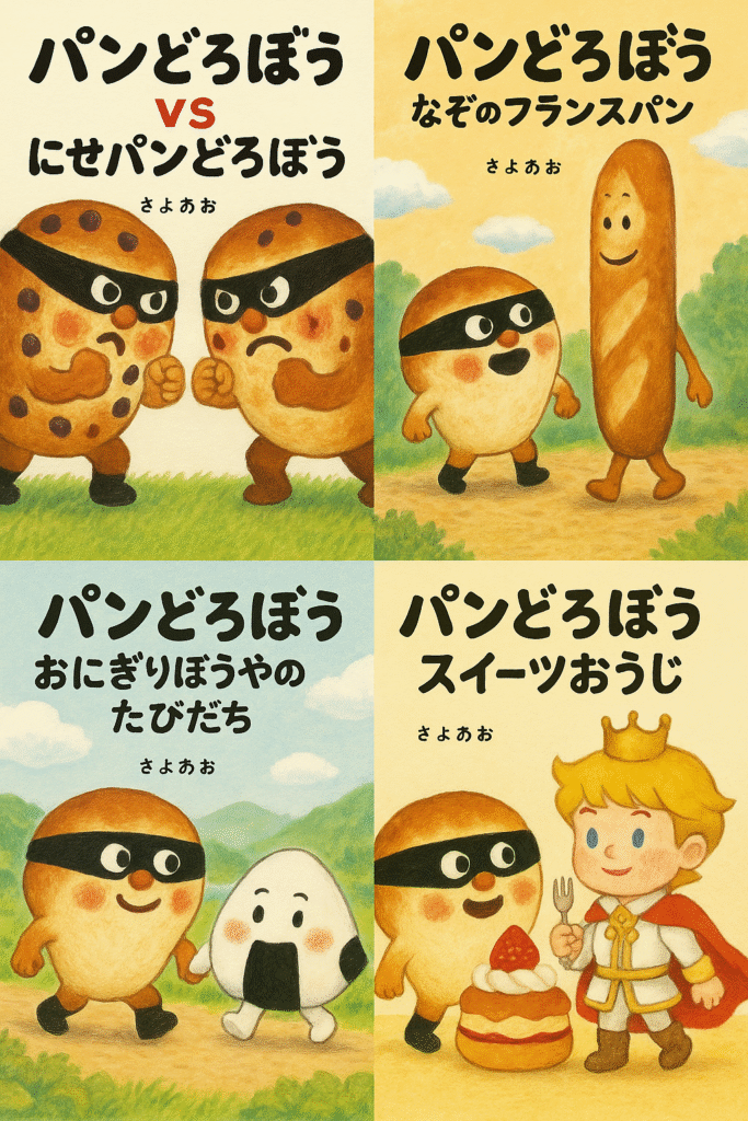 柴田ケイコ『パンどろぼう』のあらすじを簡単に解説のワンシーン