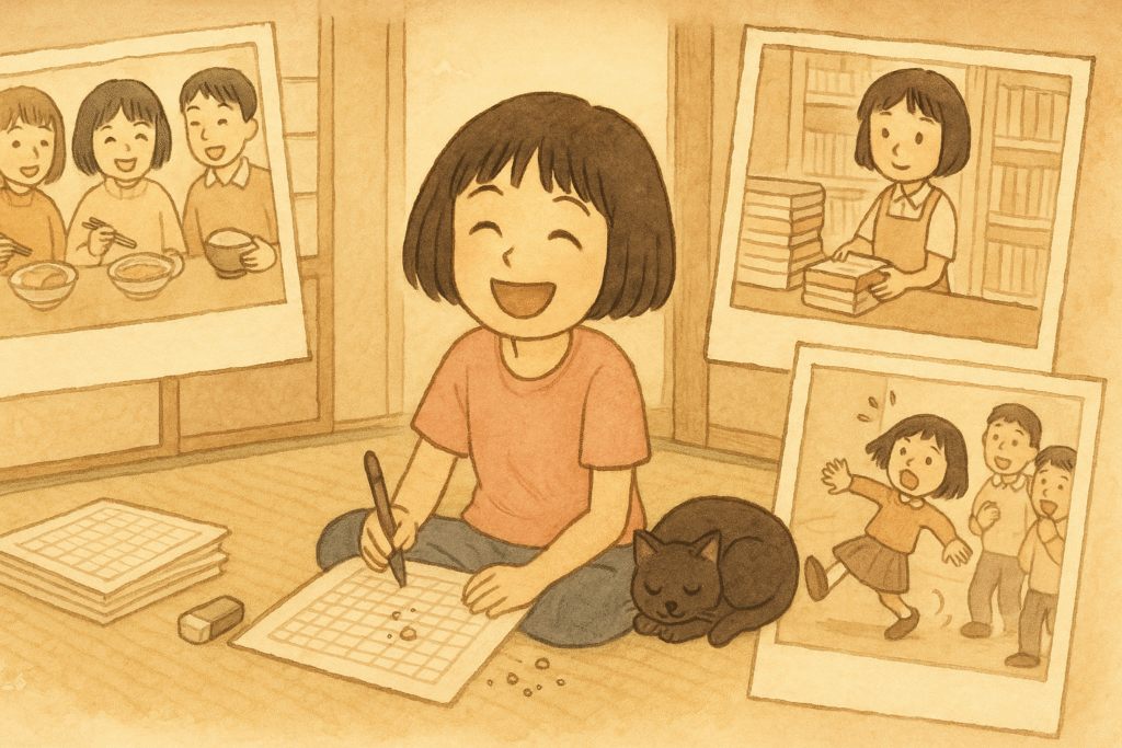 【エッセイ集】さくらももこ『もものかんづめ』のあらすじについて解説のワンシーン