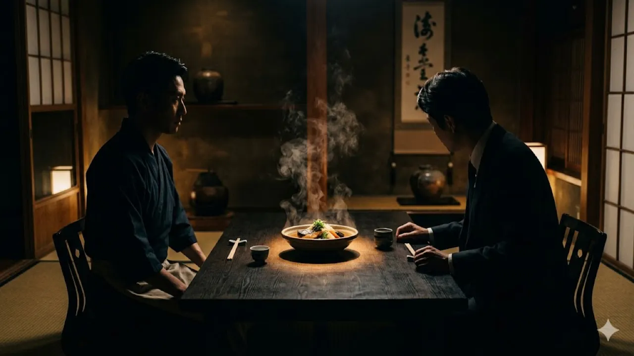 『美味しんぼ』アニメのキャスト・声優を完全ガイド|井上和彦ら主要声優と相関を徹底解説のワンシーン